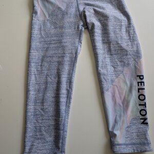 Peloton Cropped Opal & Rainbow Leggings
